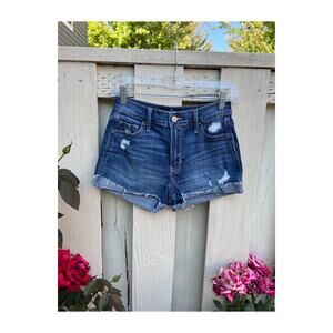 HOLLISTER Hi-Rise Short Shorts Distressed Size 1